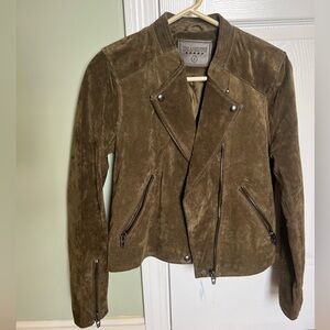Blank NYC suede moto jacket